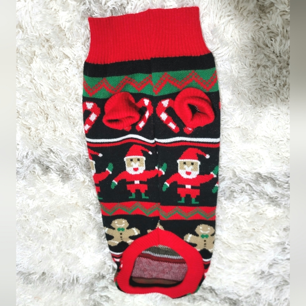 Christmas Santa Knitted Pet Sweater